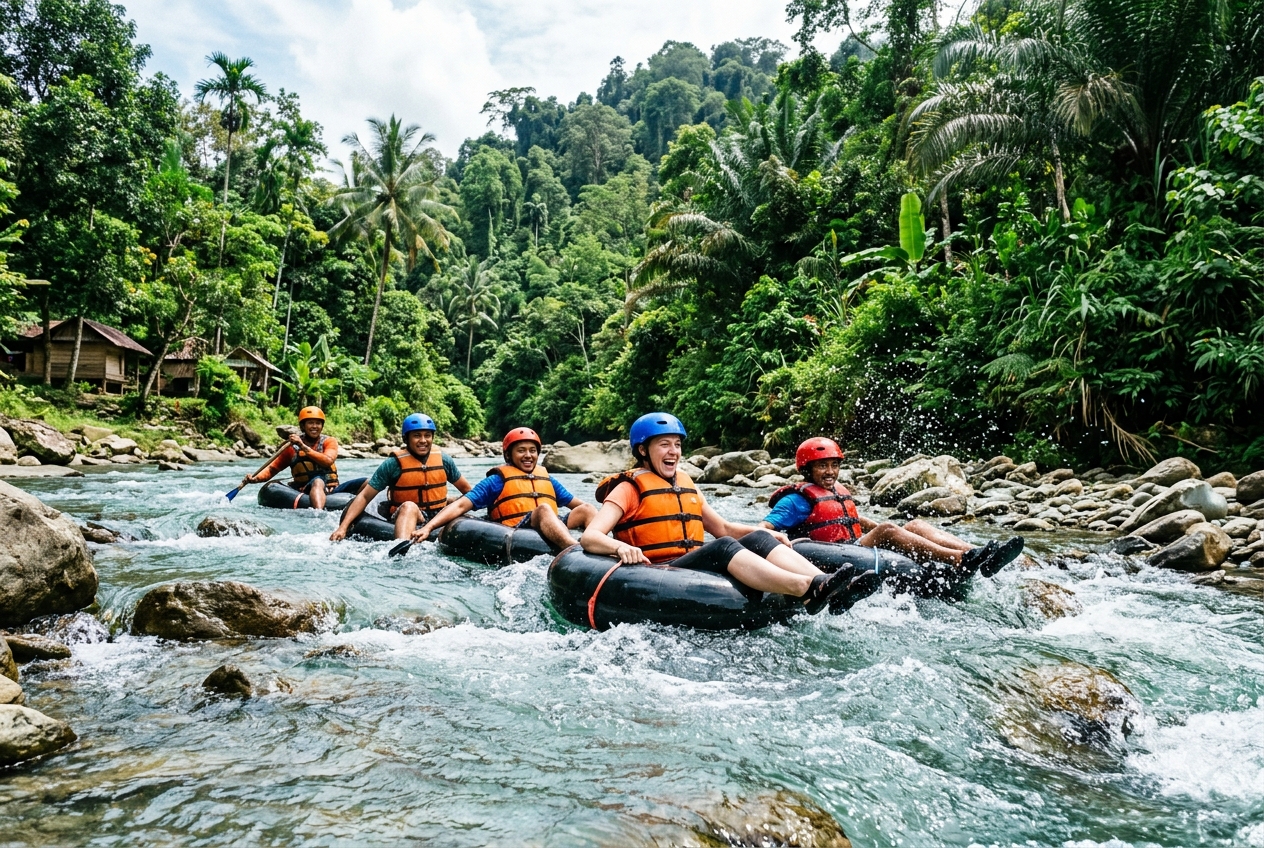 Wisata Tubing Tampirkulon