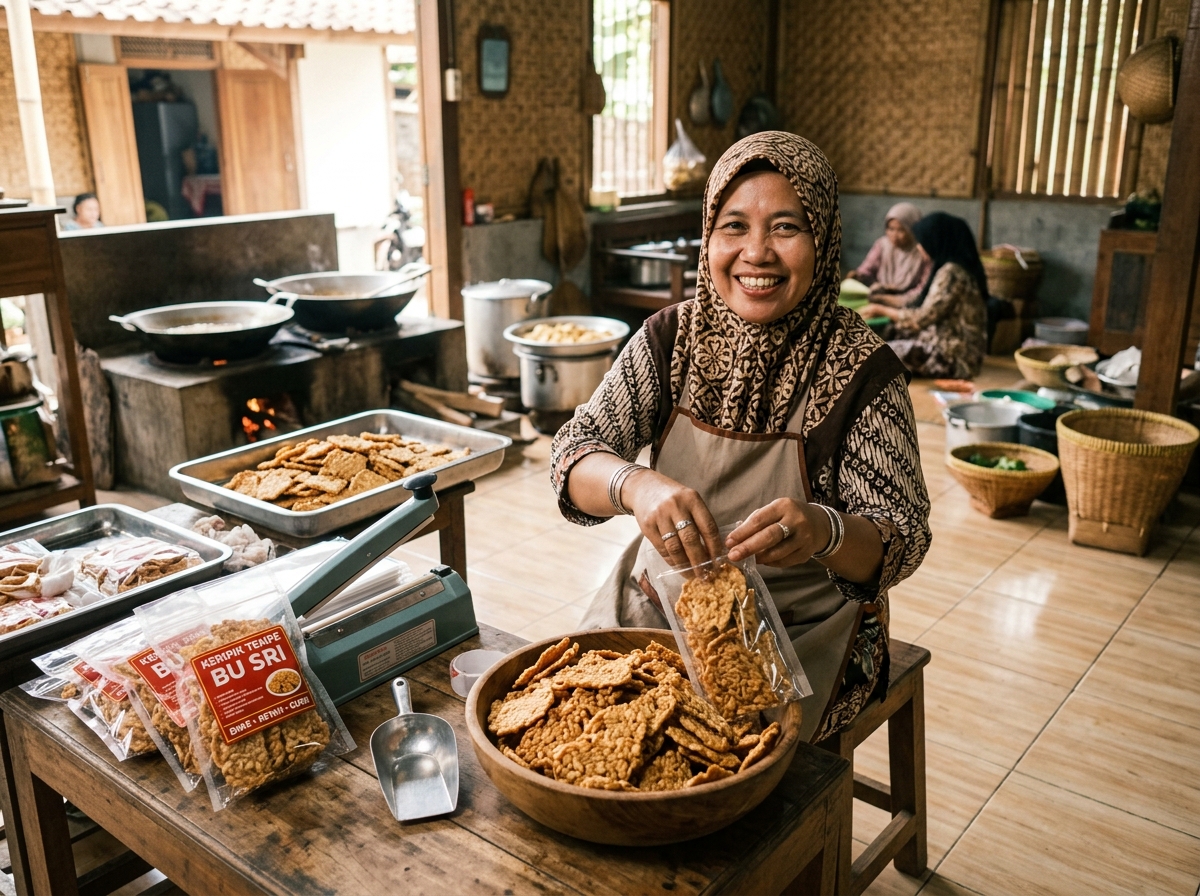 Sentra Keripik Tempe Bu Tatik